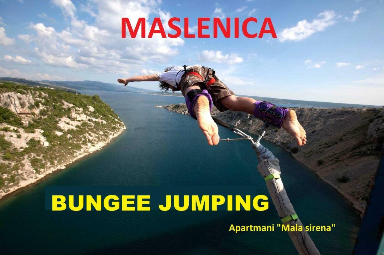 Apartmani Mala Sirena Maslenica Kültér fotó